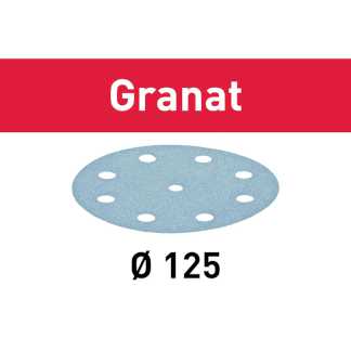 Мат.шлиф. Granat P400, компл. из 100 шт. STF D125/9 P  400 GR 100X