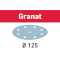 Мат.шлиф. Granat P120, компл. из 100 шт. STF D125/9 P  120 GR 100X