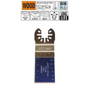 Погружное пильное полотно "extra-long"  35 мм для древесины и металла